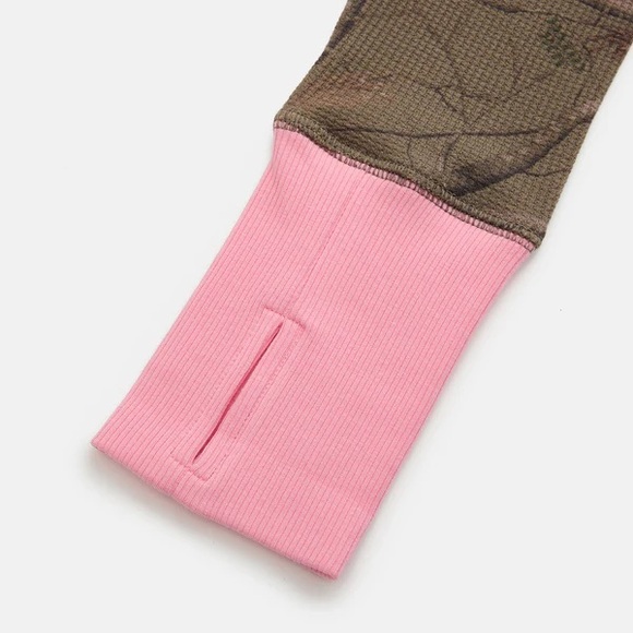 NWT Dairy Boy EVERYDAY THERMAL Long-Sleeve Thermal Top with Pink Trim | Medium - Picture 5 of 12